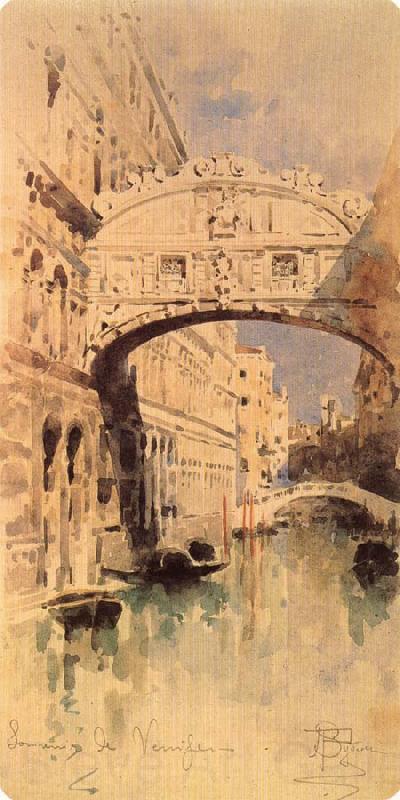Mikhail Vrubel Venice:The Bridge of Sighs France oil painting art